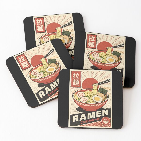 Item preview, Retro Ramen Bowl Japanese Food Poster Style designed and sold by ferminhays.