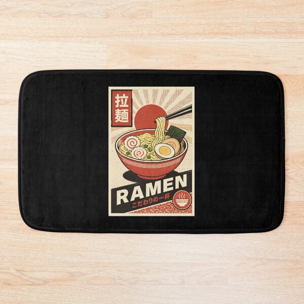 Item preview, Retro Ramen Bowl Japanese Food Poster Style designed and sold by ferminhays.