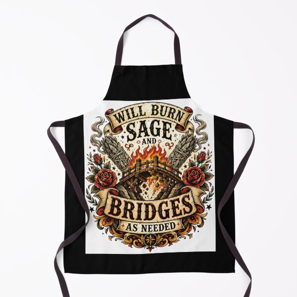 Item preview, Will Burn Sage And Bridges As Needed Vintage Witchy designed and sold by XYZ Studio.