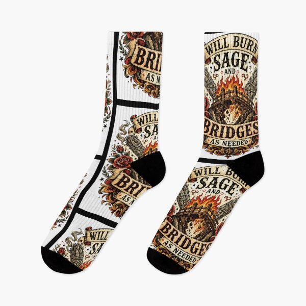 Item preview, Will Burn Sage And Bridges As Needed Vintage Witchy designed and sold by XYZ Studio.
