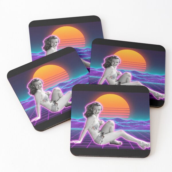 Item preview, Norma in Neon | Synthwave Horizon designed and sold by CMY Designs.