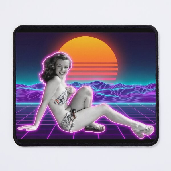 Item preview, Norma in Neon | Synthwave Horizon designed and sold by CMY Designs.