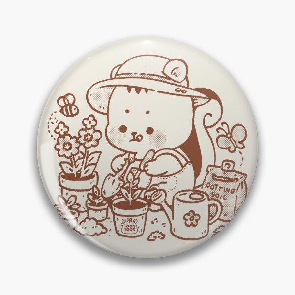 Item preview, Cute Gardening Squirrel Illustration designed and sold by ToonToos.