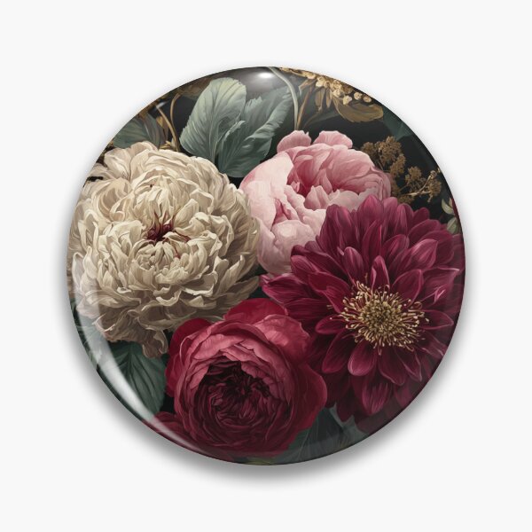Item preview, Midnight Bloom Luxury Dark Floral Pattern designed and sold by CraftedPattern.