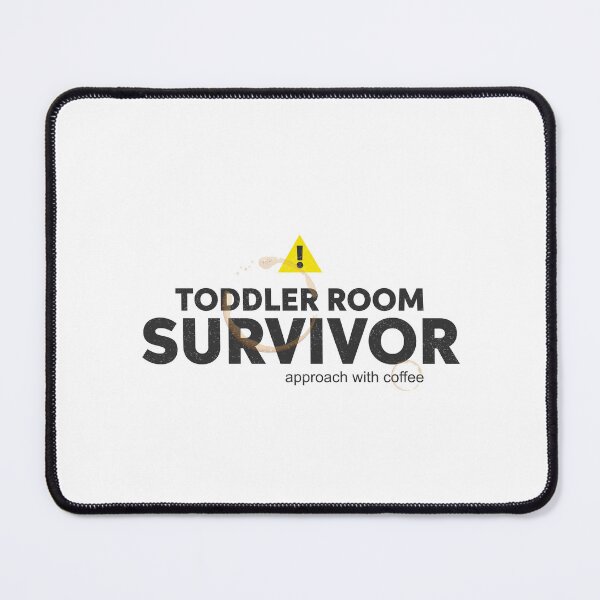 Item preview, Toddler Room Survivor Funny Daycare Teacher Design Black Version designed and sold by The Sticky Clipboard.
