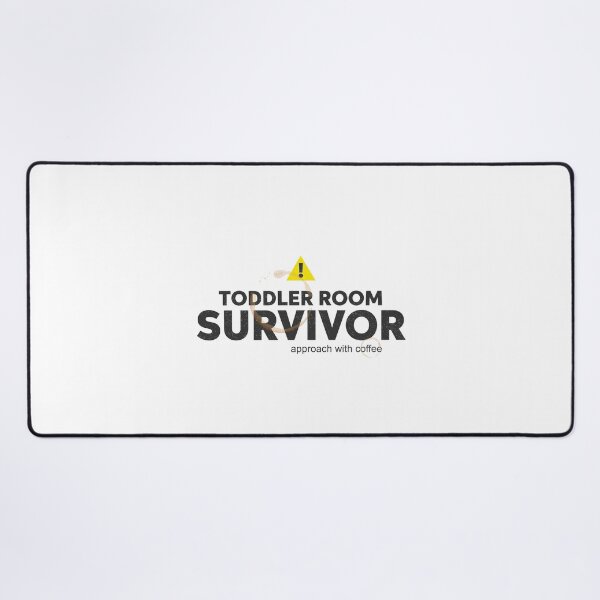 Item preview, Toddler Room Survivor Funny Daycare Teacher Design Black Version designed and sold by The Sticky Clipboard.
