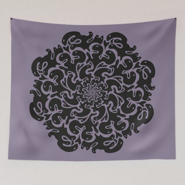 Item preview, Lost Souls - Gooey Blob Creepy Cute Monster Mandala designed and sold by Combat the Apathy.