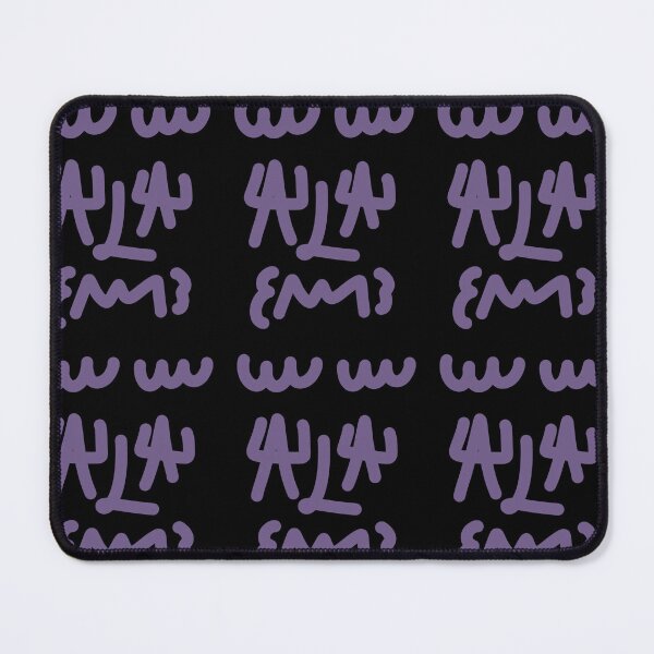 Item preview, Purple Abstract Doodle – Minimal Character Face Art designed and sold by felipemaldonadoart.