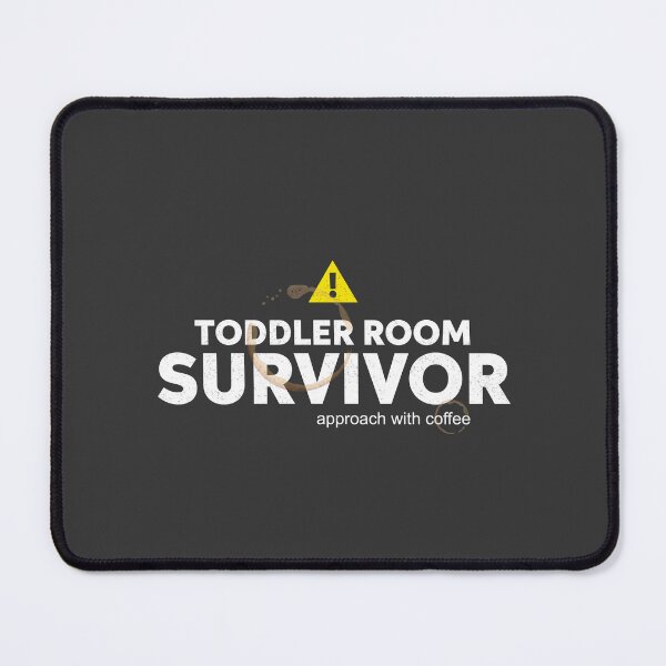 Item preview, Toddler Room Survivor Funny Daycare Teacher Design White Version designed and sold by The Sticky Clipboard.