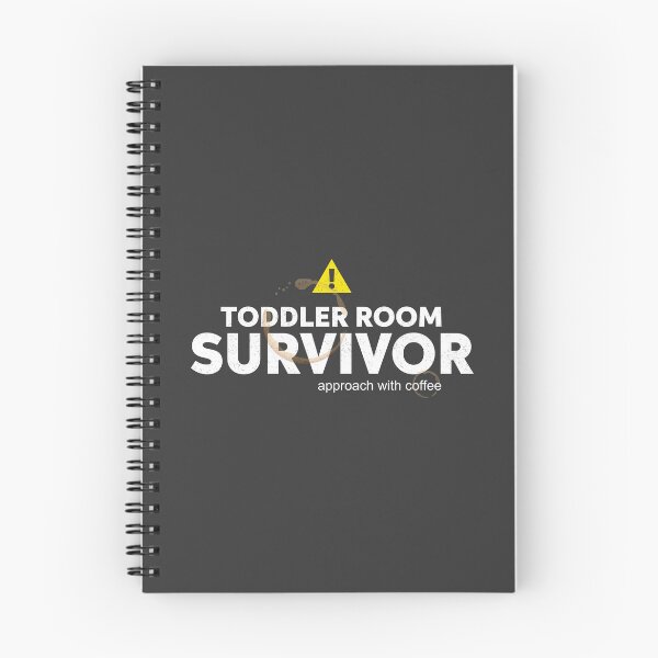 Item preview, Toddler Room Survivor Funny Daycare Teacher Design White Version designed and sold by The Sticky Clipboard.