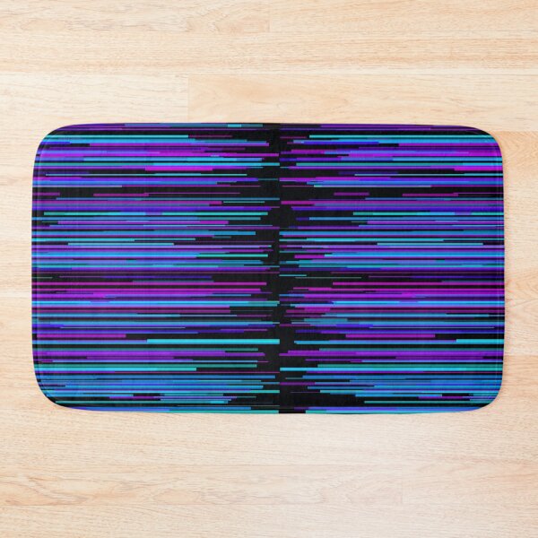 Item preview, Glitch Neon Digital Cyberpunk Art Print designed and sold by VeluxCreative.
