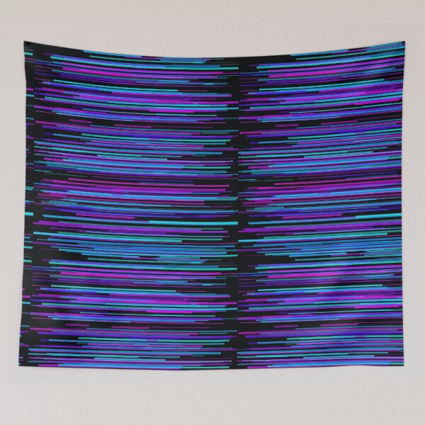 Item preview, Glitch Neon Digital Cyberpunk Art Print designed and sold by VeluxCreative.