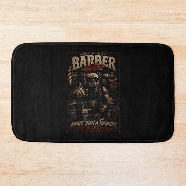 Item preview, Vintage Bulldog Barber Shop With Classic Grooming Attitude designed and sold by Modaozushi216.