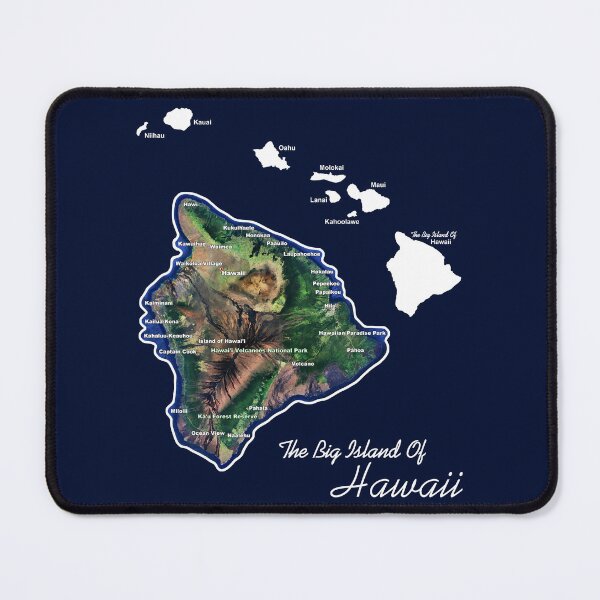 Item preview, The Big Island Of Hawaii With Hawaiian Islands designed and sold by JamesLimborg.