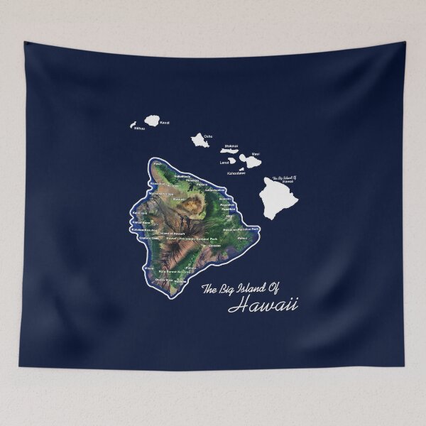Item preview, The Big Island Of Hawaii With Hawaiian Islands designed and sold by JamesLimborg.