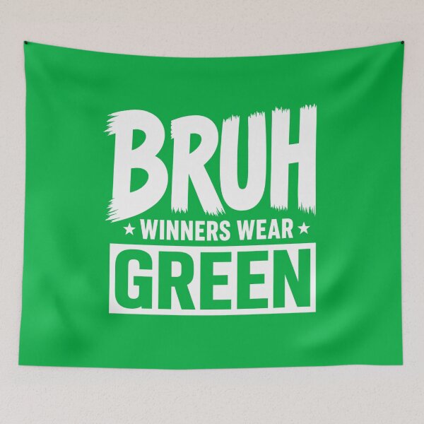Item preview, Green Field Day Team Spirit Bruh Winners Wear Green designed and sold by PerfectMatch.