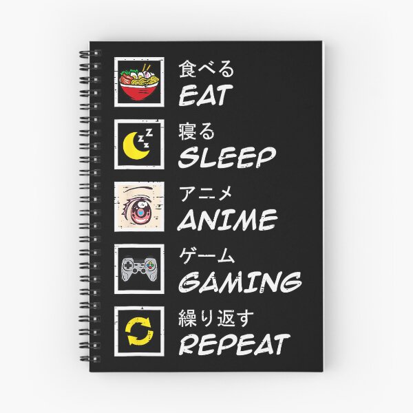Item preview, Eat Sleep Anime Gaming Repeat Funny Otaku Lifestyle designed and sold by FGTV2021.