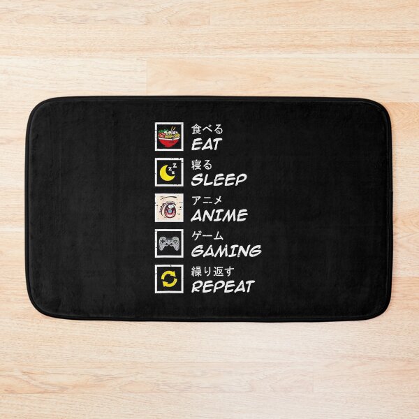 Item preview, Eat Sleep Anime Gaming Repeat Funny Otaku Lifestyle designed and sold by FGTV2021.