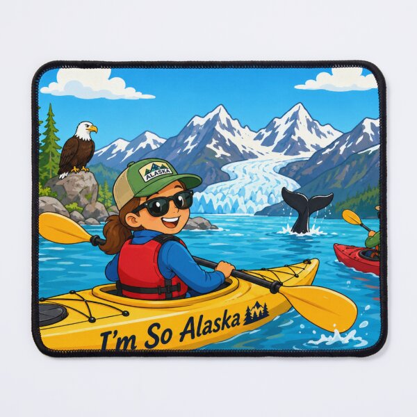 Item preview, I'm So Alaska Kayak Adventure designed and sold by YahnaKay.