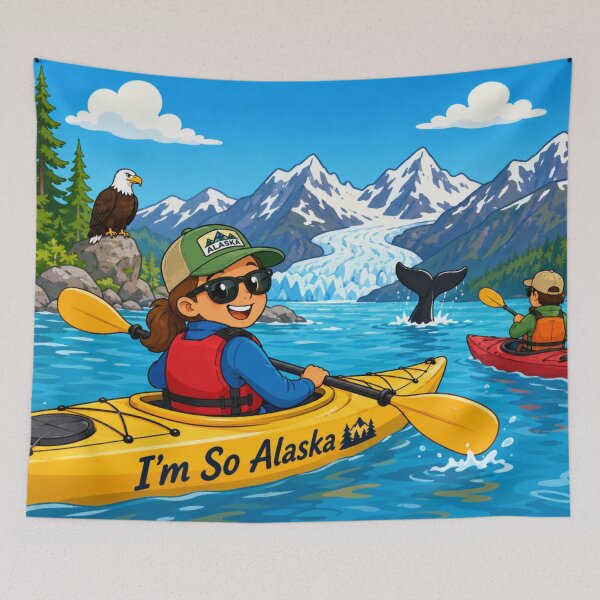 Item preview, I'm So Alaska Kayak Adventure designed and sold by YahnaKay.