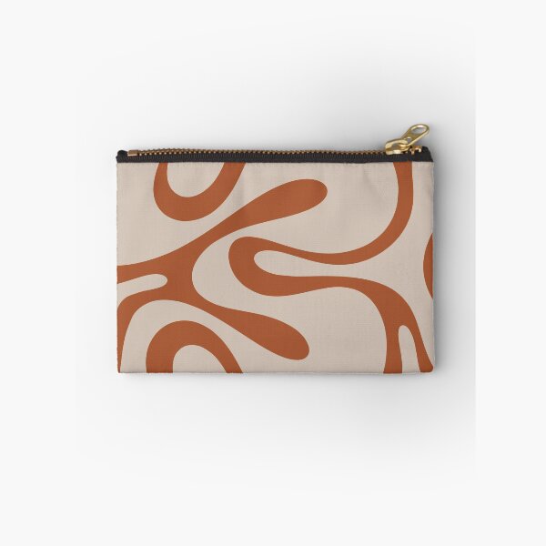 Item preview, Retro Modern Abstract Smooth Contours Pattern in Clay and Putty designed and sold by kierkegaard.