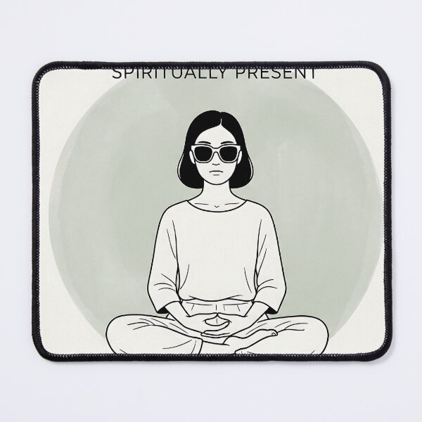 Item preview, Emotionally Unavailable Spiritually Present Funny Wellness designed and sold by MintedMinds.