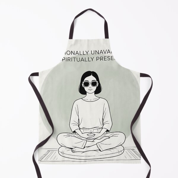 Item preview, Emotionally Unavailable Spiritually Present Funny Wellness designed and sold by MintedMinds.