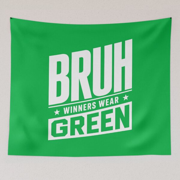 Item preview, Green Field Day Team Spirit Bruh Winners Wear Green designed and sold by PerfectMatch.