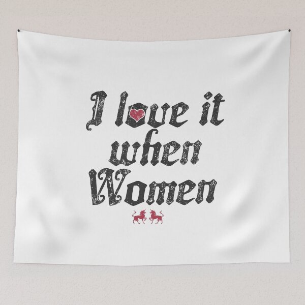 Item preview, I love it when Women Pride Month 2026 - Sapphic shirt designed and sold by delllsdesigns.