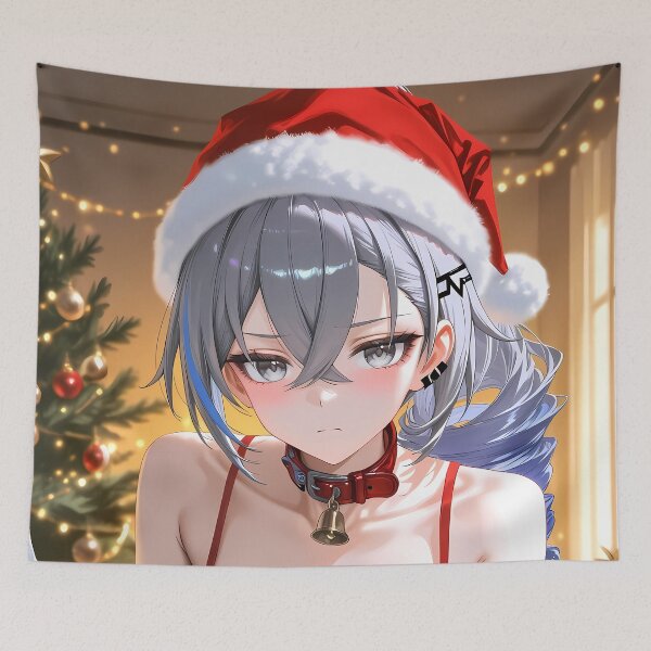 Item preview, Silver Wolf Honkai Star Rail Christmas Santa Cozy Stare designed and sold by Spraykart.