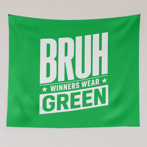 Item preview, Green Field Day Team Spirit Bruh Winners Wear Green designed and sold by PerfectMatch.