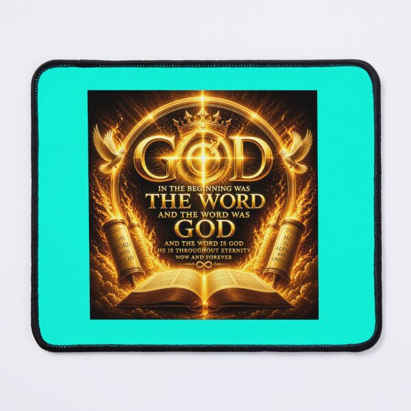 Item preview, In the Beginning Was the Word – Eternal Glory Scripture Art designed and sold by MastersDesignNk.