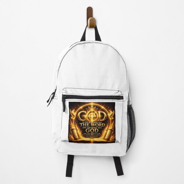 Item preview, In the Beginning Was the Word – Eternal Glory Scripture Art designed and sold by Faithwave Hope & Haven.