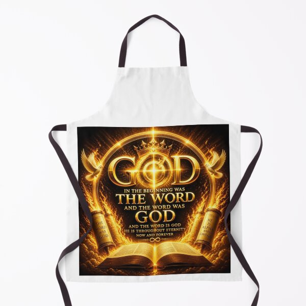 Item preview, In the Beginning Was the Word – Eternal Glory Scripture Art designed and sold by MastersDesignNk.