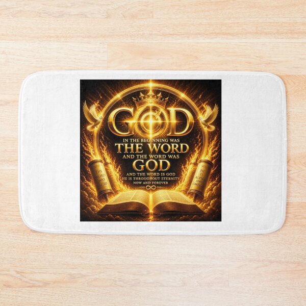 Item preview, In the Beginning Was the Word – Eternal Glory Scripture Art designed and sold by MastersDesignNk.