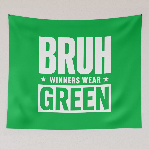 Item preview, Green Field Day Team Spirit Bruh Winners Wear Green designed and sold by PerfectMatch.