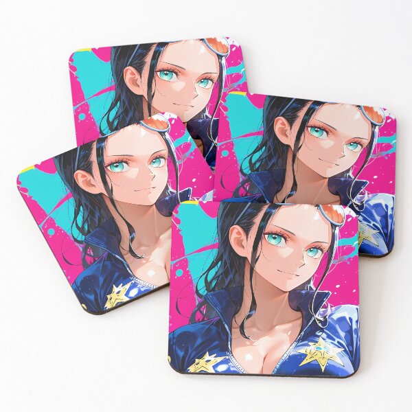 Item preview, Nico Robin One Piece Neon Pop Portrait designed and sold by Spraykart.