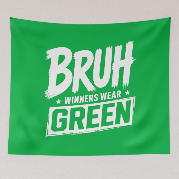 Item preview, Green Field Day Team Spirit Bruh Winners Wear Green designed and sold by PerfectMatch.