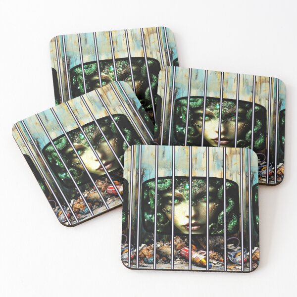 Item preview, medusa in trash prison 쓰레기 감옥에 갇혀있는 메두사 designed and sold by ppyostyle.