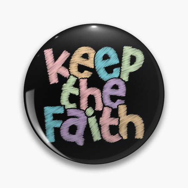 Item preview, Keep the Faith – Christian Quote designed and sold by Verse & Vibes.