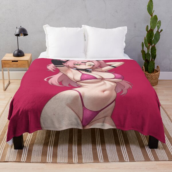 Item preview, Pink Hair Anime Girl Tropical Resort Swimsuit Design designed and sold by Jimakmo.