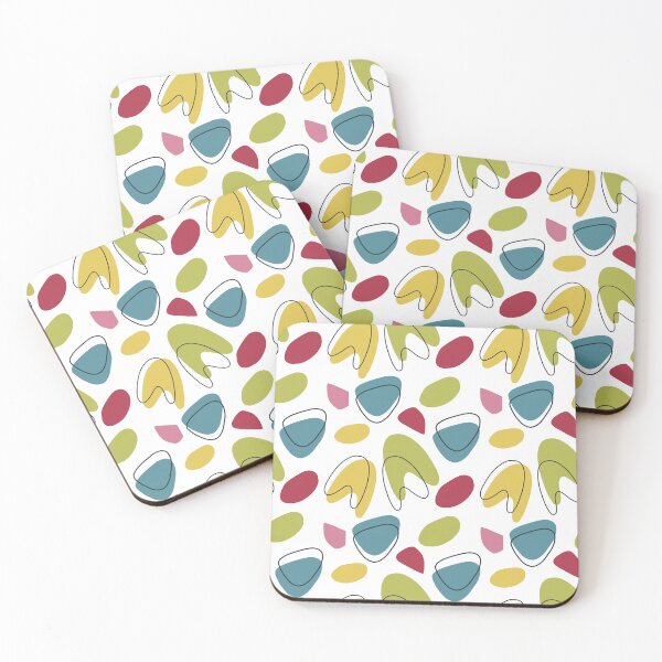 Item preview, Mid Century Blobs Pattern Art Illustration 2 designed and sold by MariOyama.