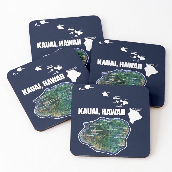 Item preview, Kauai Hawaii With Hawaiian Islands designed and sold by JamesLimborg.