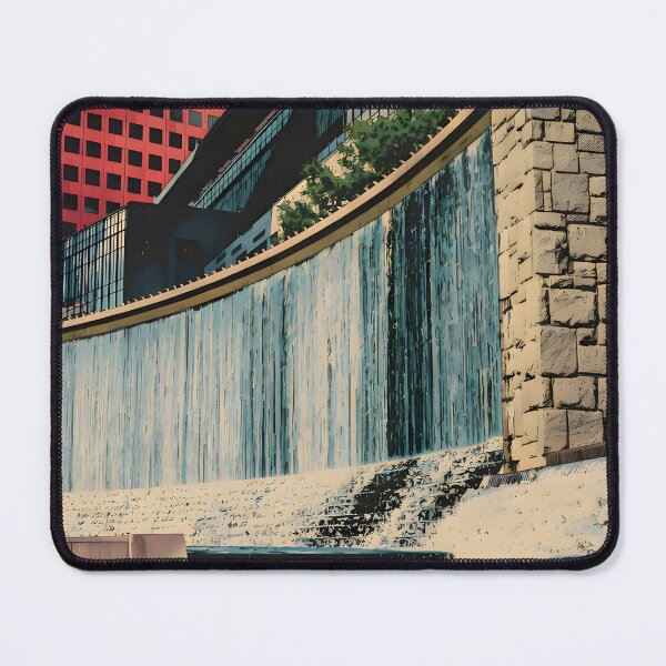 Item preview, Downtown Cascade – Urban Architecture Waterfall  designed and sold by KE Photo Art.