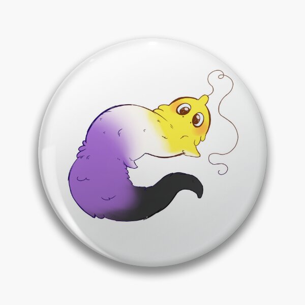Item preview, Nonbinary pride worm on a string designed and sold by butteredOWO.