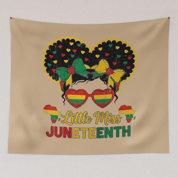 Item preview, Afro Black Girl Juneteenth 1865 African Pride Celebration designed and sold by whimsymadhu.