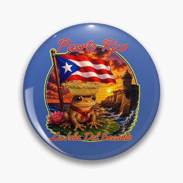 Item preview, Puerto Rico La Isla Del Encanto featuring Coco El Coqui™ designed and sold by DrAtomicThunder.
