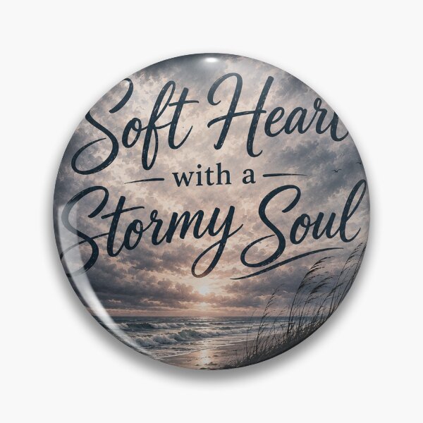Item preview, Soft heart and stormy soul sticker designed and sold by StormySoulSnaps.