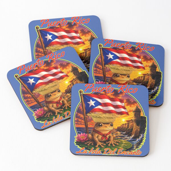 Item preview, Puerto Rico La Isla Del Encanto featuring Coco El Coqui™ designed and sold by DrAtomicThunder.