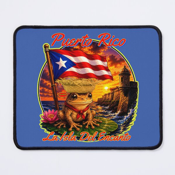 Item preview, Puerto Rico La Isla Del Encanto featuring Coco El Coqui™ designed and sold by DrAtomicThunder.